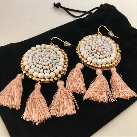 • NEW! Bohemian Tassel Earrings • - Picture 4 of 8